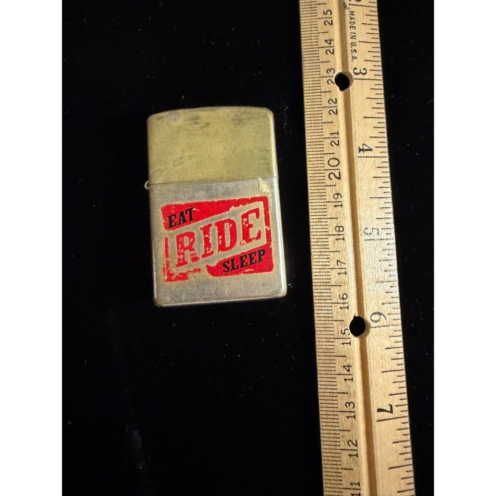 Zippo 2004 Eat Ride Sleep Lighter
